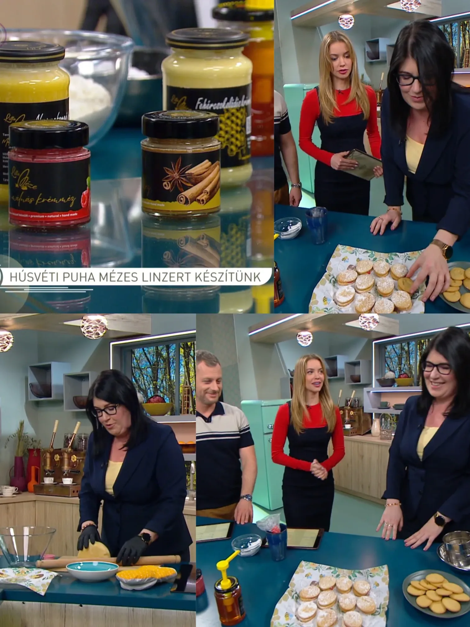 Mézes linzer sütés a Duna Tvben